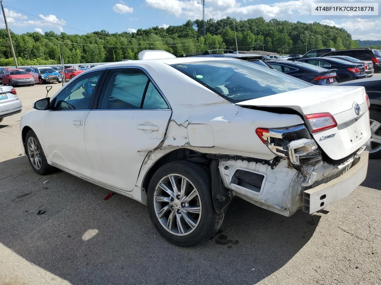 2012 Toyota Camry Base VIN: 4T4BF1FK7CR218778 Lot: 57403954