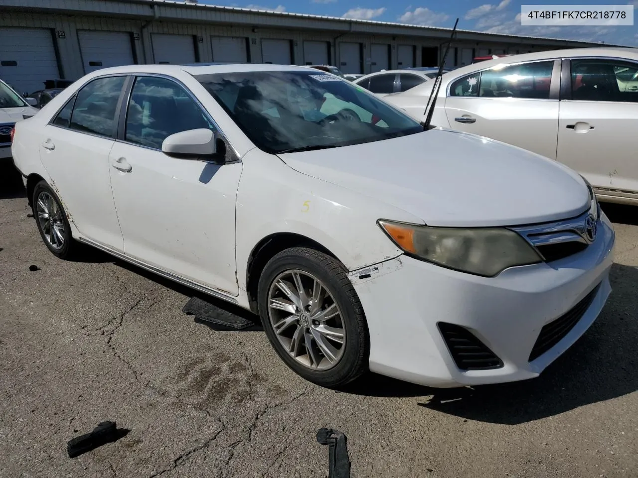 2012 Toyota Camry Base VIN: 4T4BF1FK7CR218778 Lot: 57403954