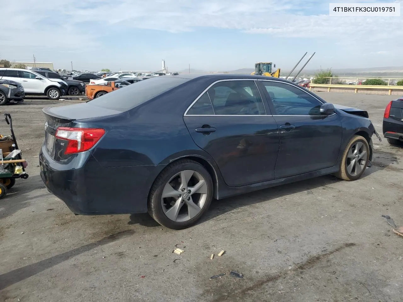 2012 Toyota Camry Se VIN: 4T1BK1FK3CU019751 Lot: 57772974