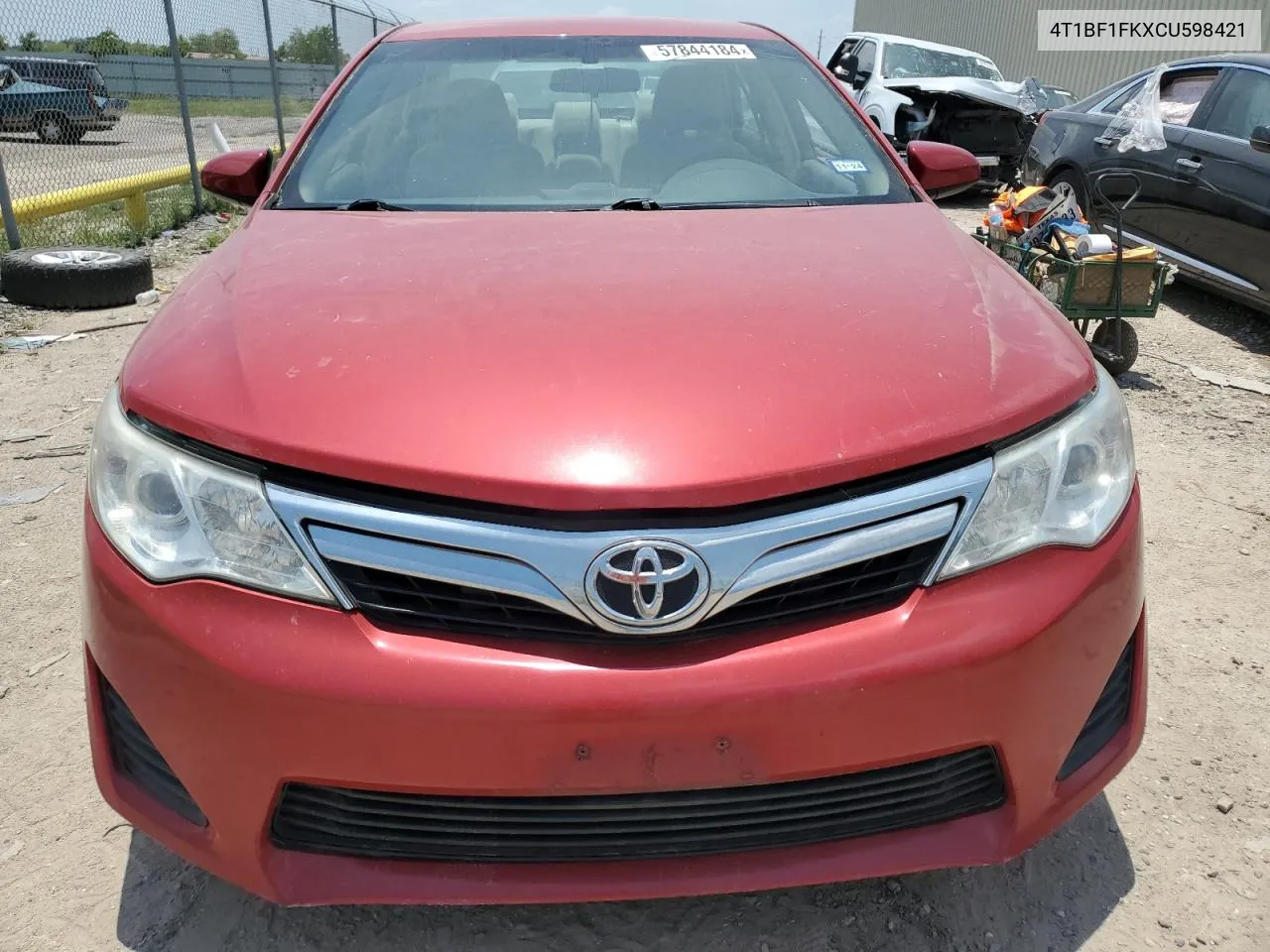 2012 Toyota Camry Base VIN: 4T1BF1FKXCU598421 Lot: 57844184