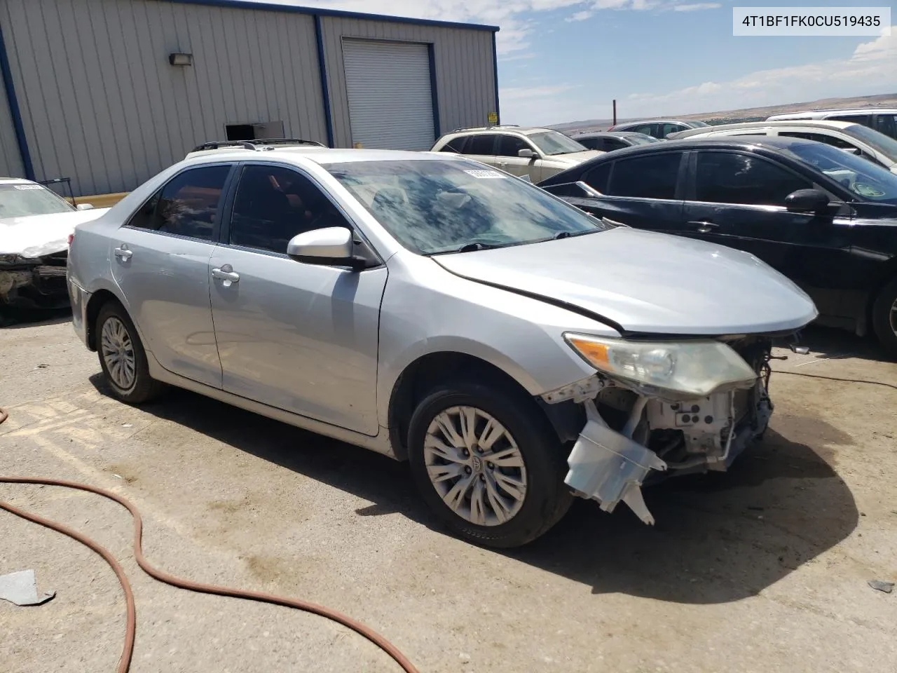 2012 Toyota Camry Base VIN: 4T1BF1FK0CU519435 Lot: 59061293