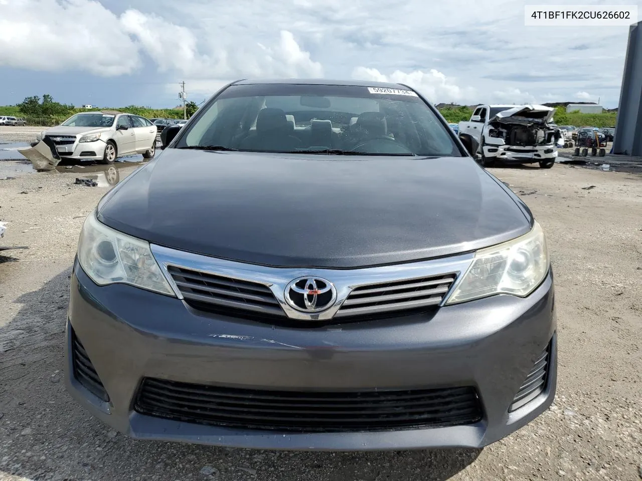 2012 Toyota Camry Base VIN: 4T1BF1FK2CU626602 Lot: 59207734