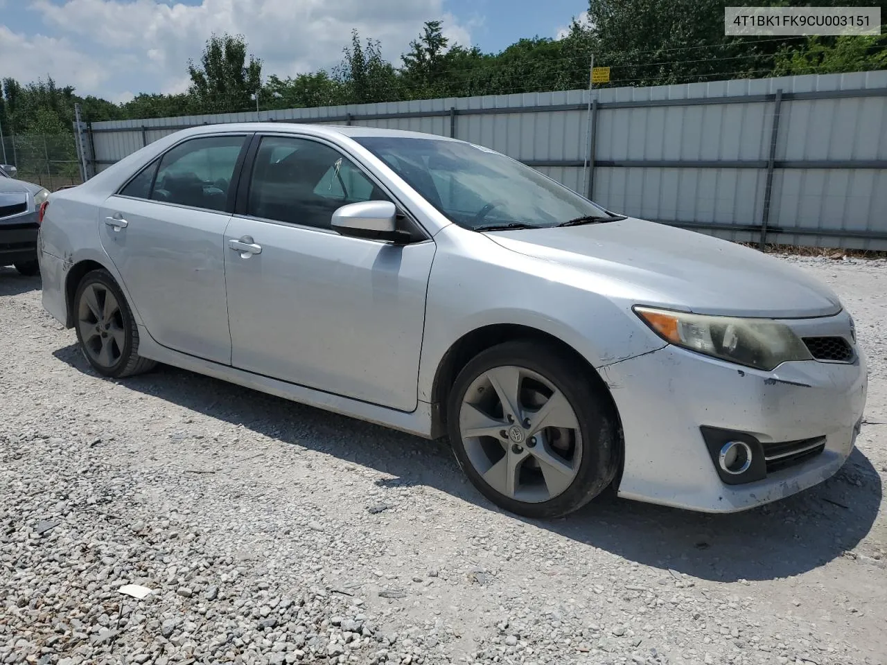 4T1BK1FK9CU003151 2012 Toyota Camry Se