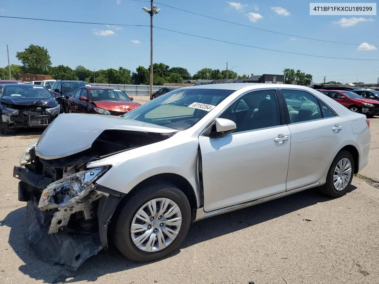 2012 Toyota Camry Base VIN: 4T1BF1FKXCU189299 Lot: 60192264