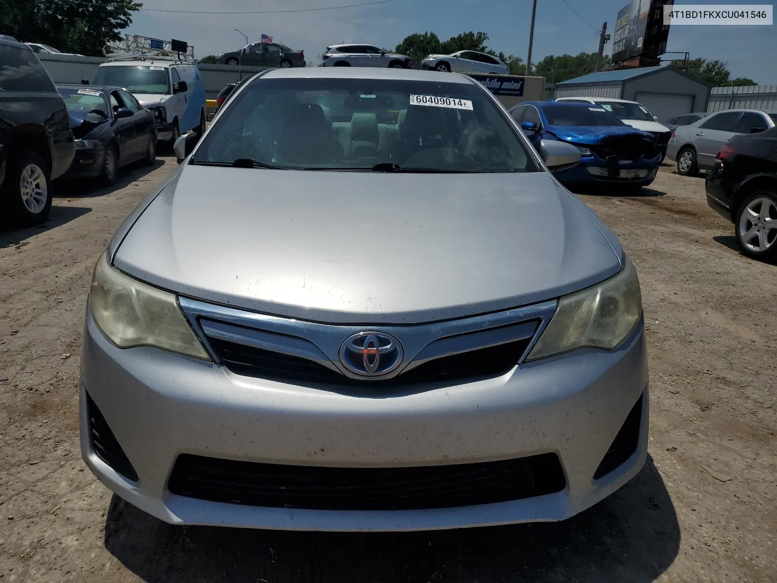 2012 Toyota Camry Hybrid VIN: 4T1BD1FKXCU041546 Lot: 60409014