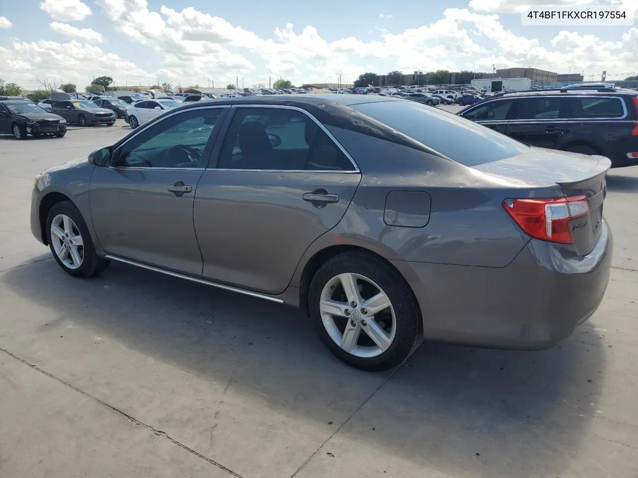 2012 Toyota Camry Base VIN: 4T4BF1FKXCR197554 Lot: 60737414