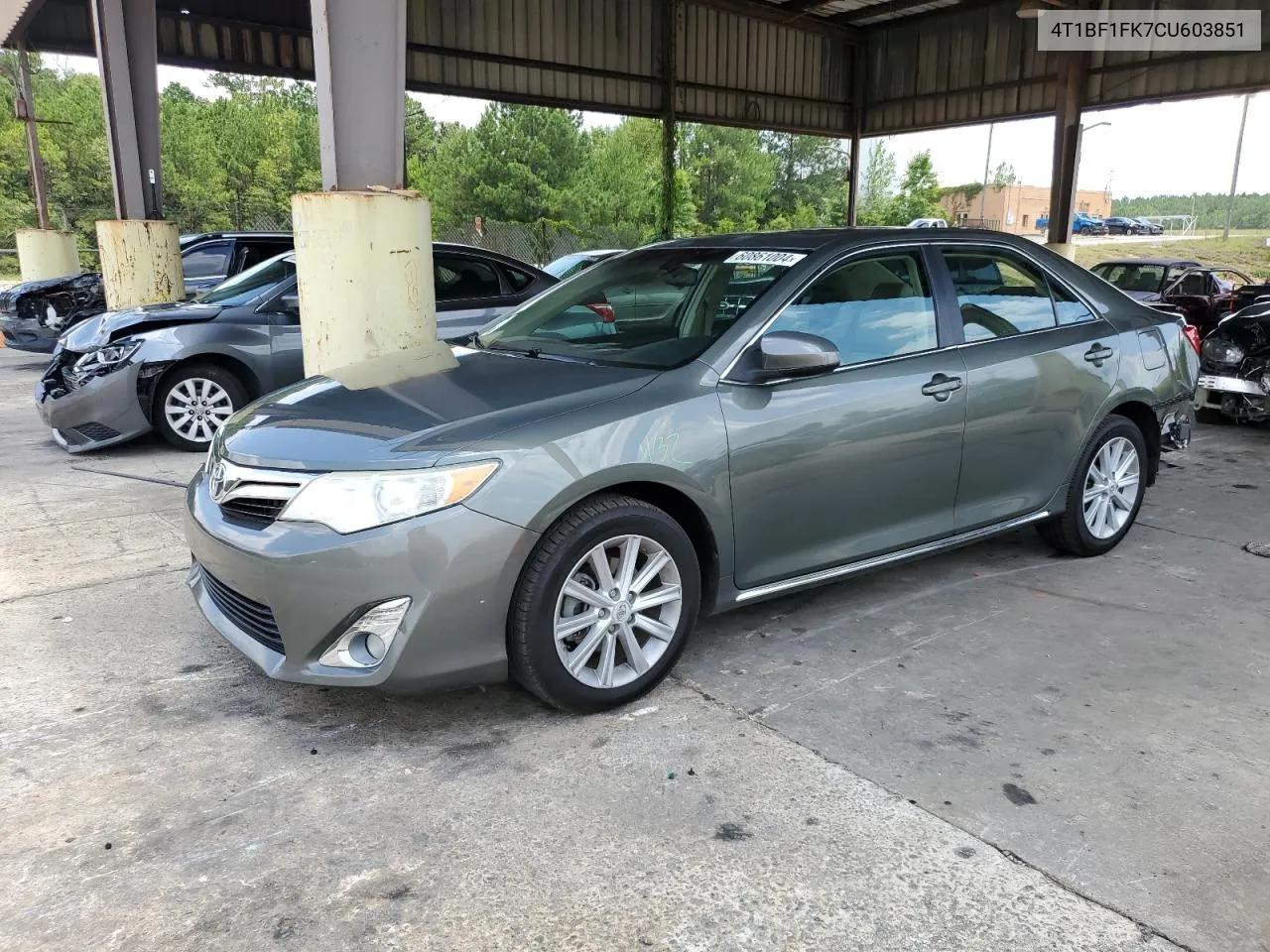 2012 Toyota Camry Base VIN: 4T1BF1FK7CU603851 Lot: 60861004