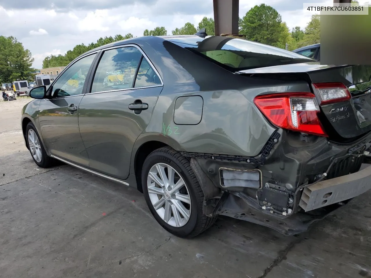 2012 Toyota Camry Base VIN: 4T1BF1FK7CU603851 Lot: 60861004