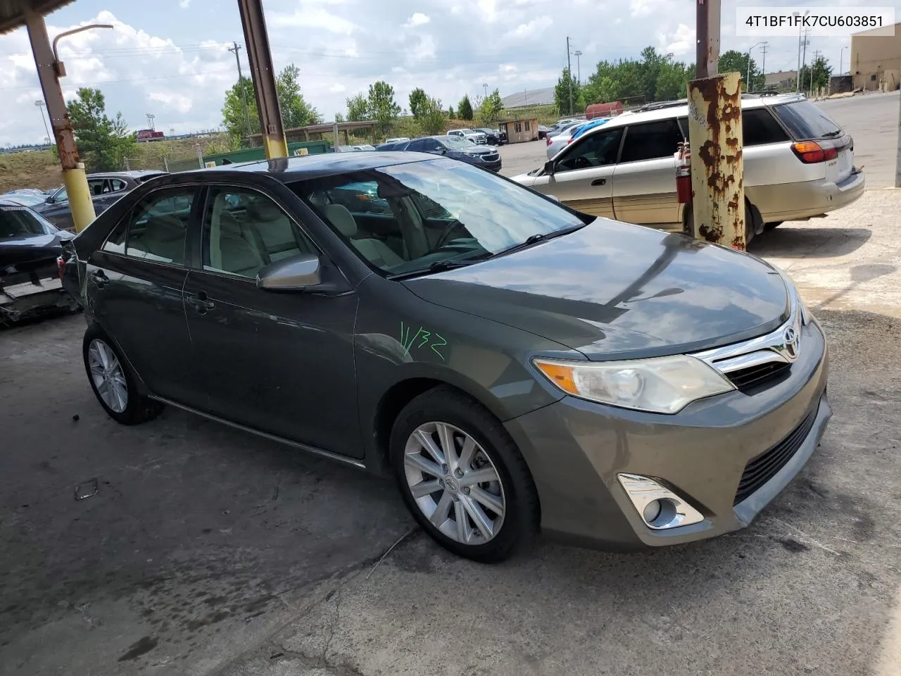 2012 Toyota Camry Base VIN: 4T1BF1FK7CU603851 Lot: 60861004