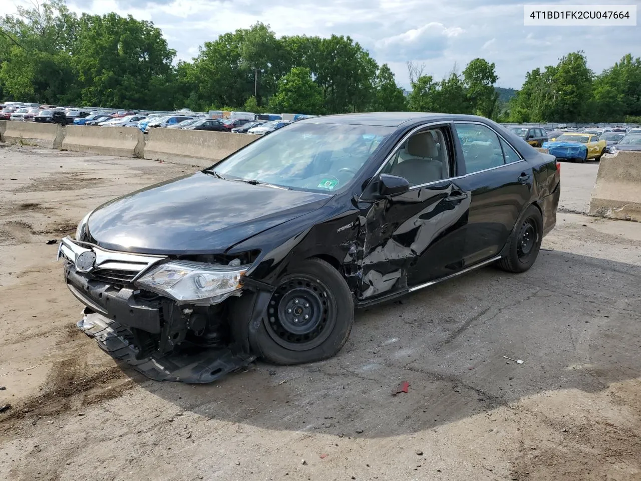 2012 Toyota Camry Hybrid VIN: 4T1BD1FK2CU047664 Lot: 60926394