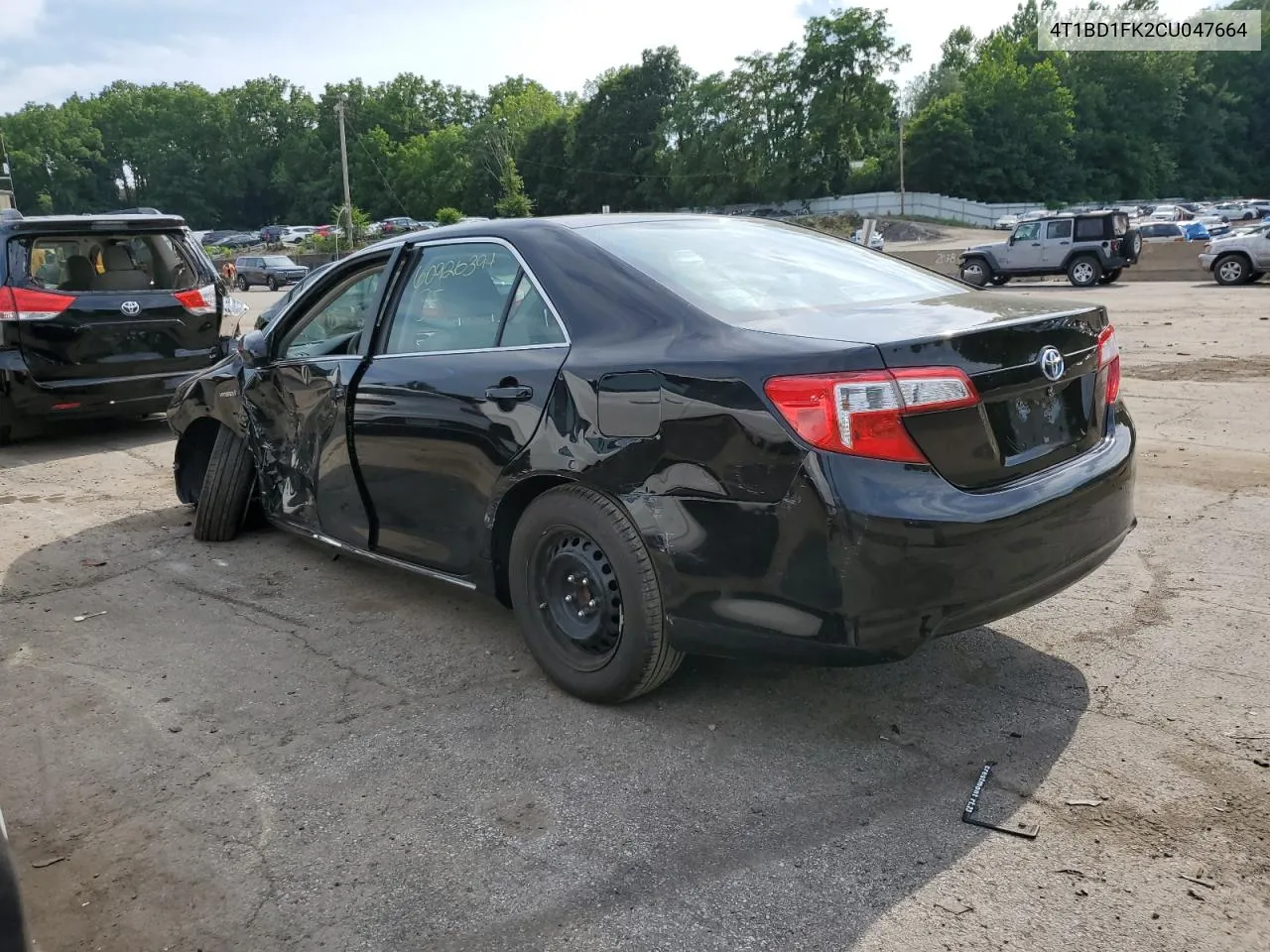 2012 Toyota Camry Hybrid VIN: 4T1BD1FK2CU047664 Lot: 60926394