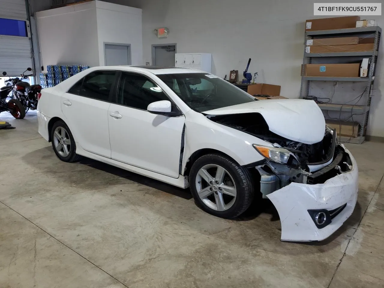 2012 Toyota Camry Base VIN: 4T1BF1FK9CU551767 Lot: 61256674