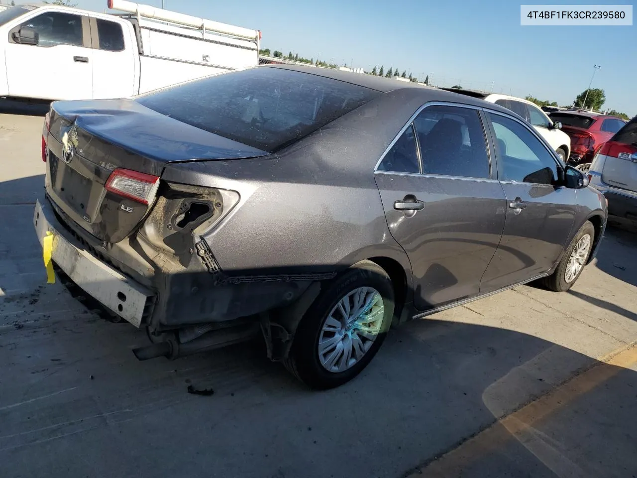 2012 Toyota Camry Base VIN: 4T4BF1FK3CR239580 Lot: 61486014