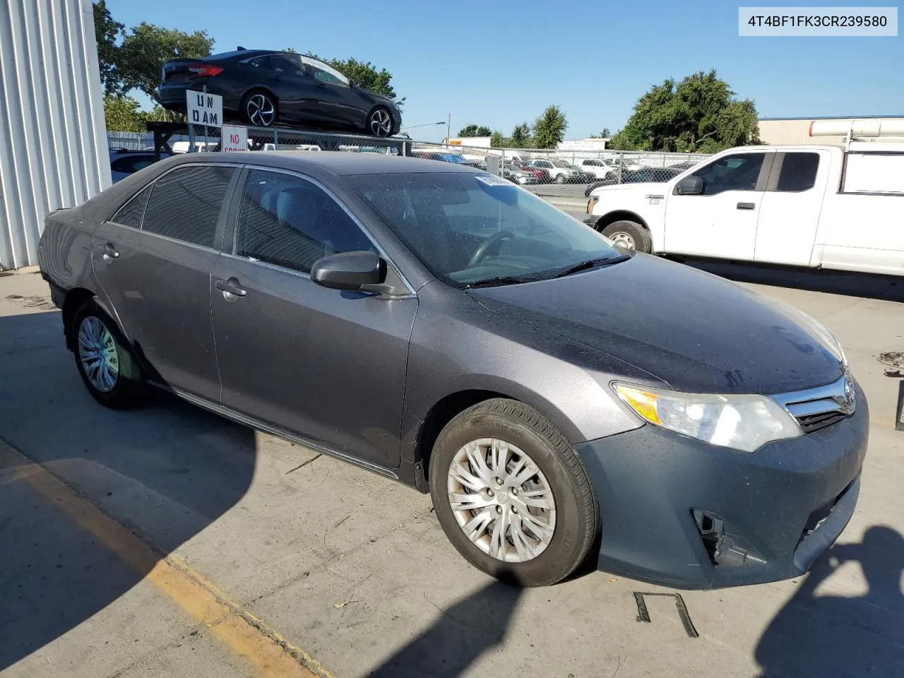 2012 Toyota Camry Base VIN: 4T4BF1FK3CR239580 Lot: 61486014