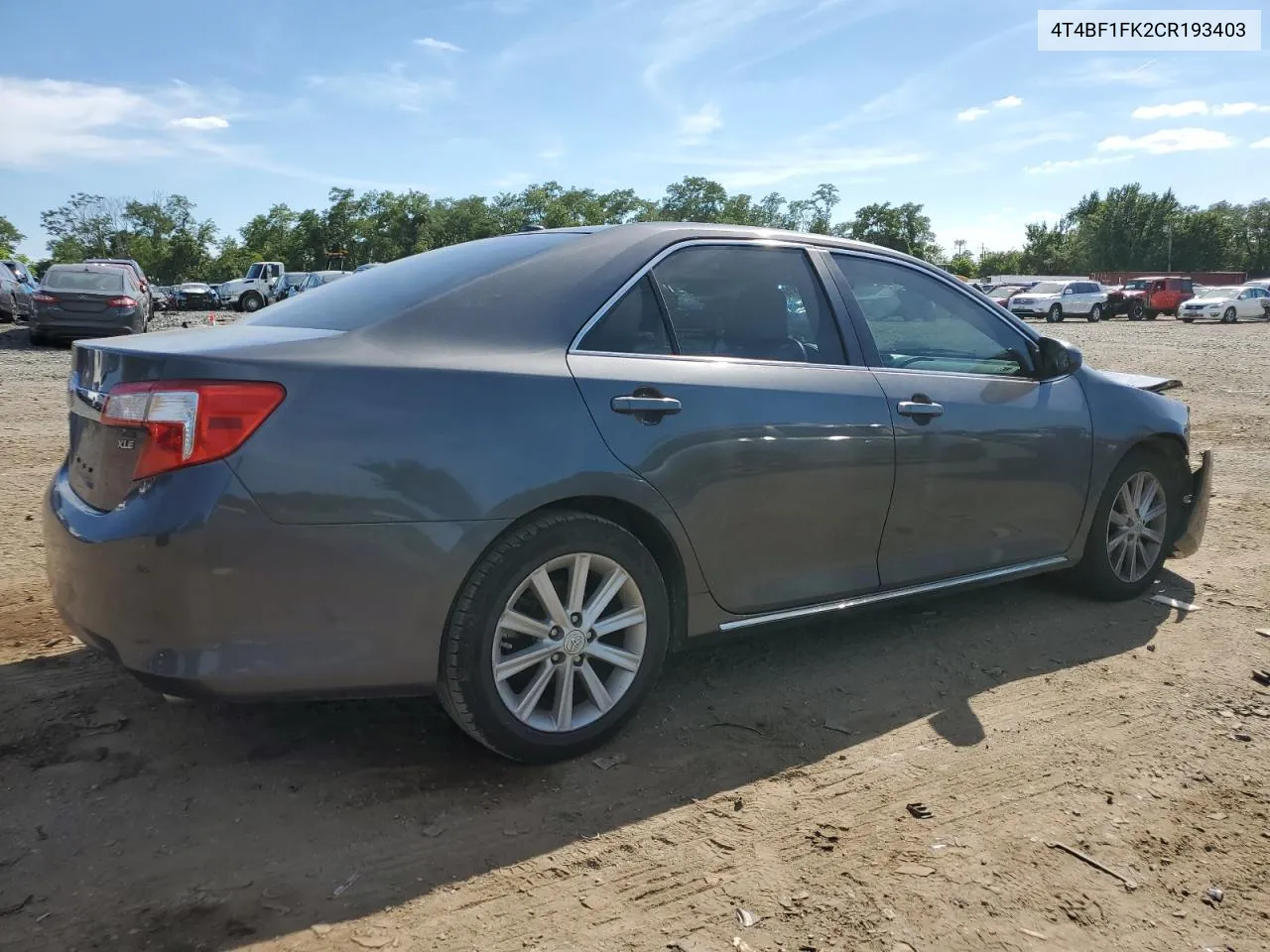 2012 Toyota Camry Base VIN: 4T4BF1FK2CR193403 Lot: 61541474