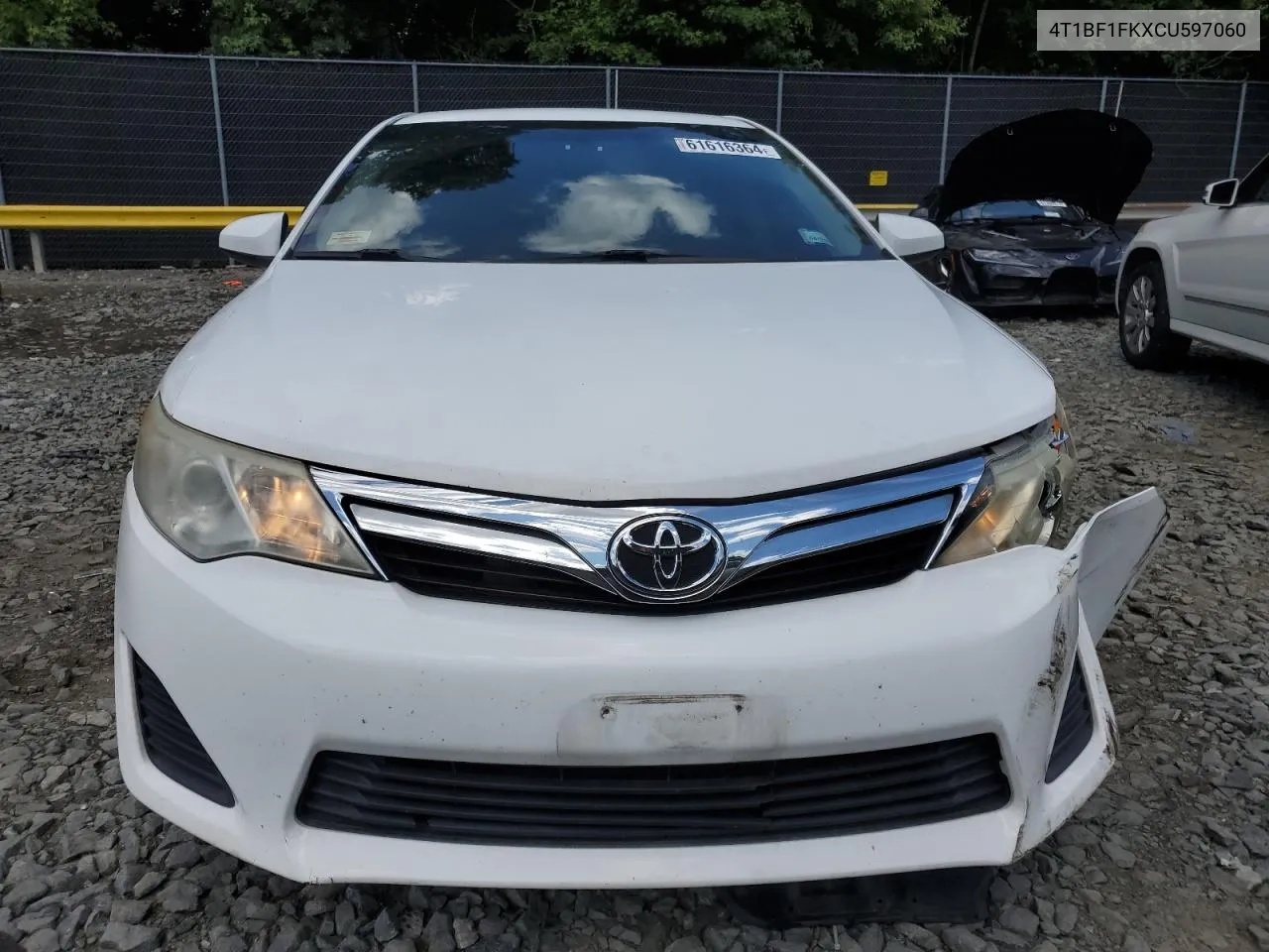 2012 Toyota Camry Base VIN: 4T1BF1FKXCU597060 Lot: 61616364