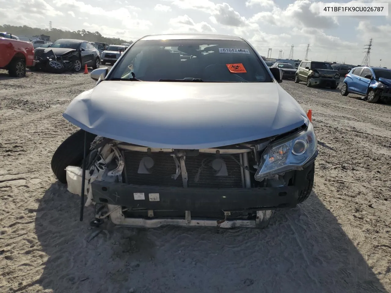 4T1BF1FK9CU026787 2012 Toyota Camry Base