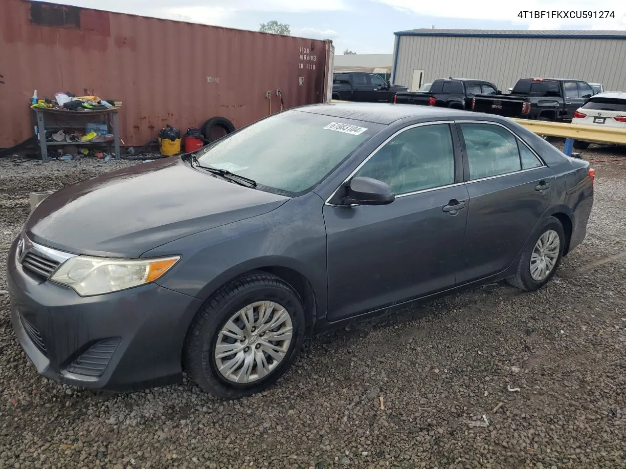 2012 Toyota Camry Base VIN: 4T1BF1FKXCU591274 Lot: 61983104