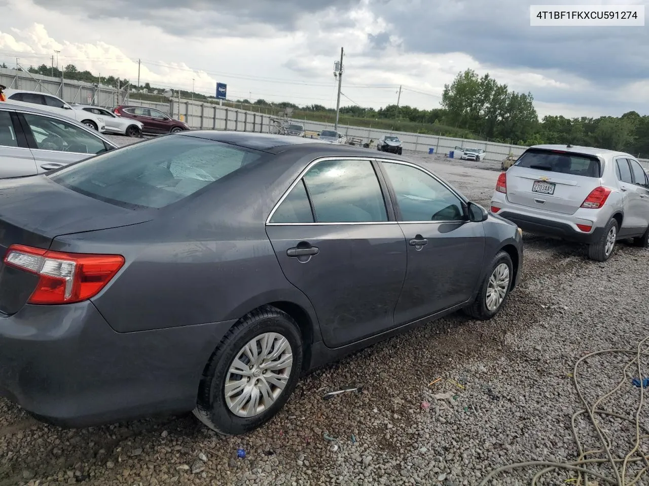 2012 Toyota Camry Base VIN: 4T1BF1FKXCU591274 Lot: 61983104