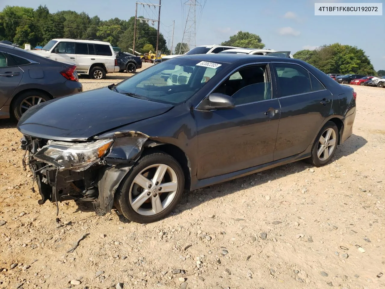 2012 Toyota Camry Base VIN: 4T1BF1FK8CU192072 Lot: 62062203