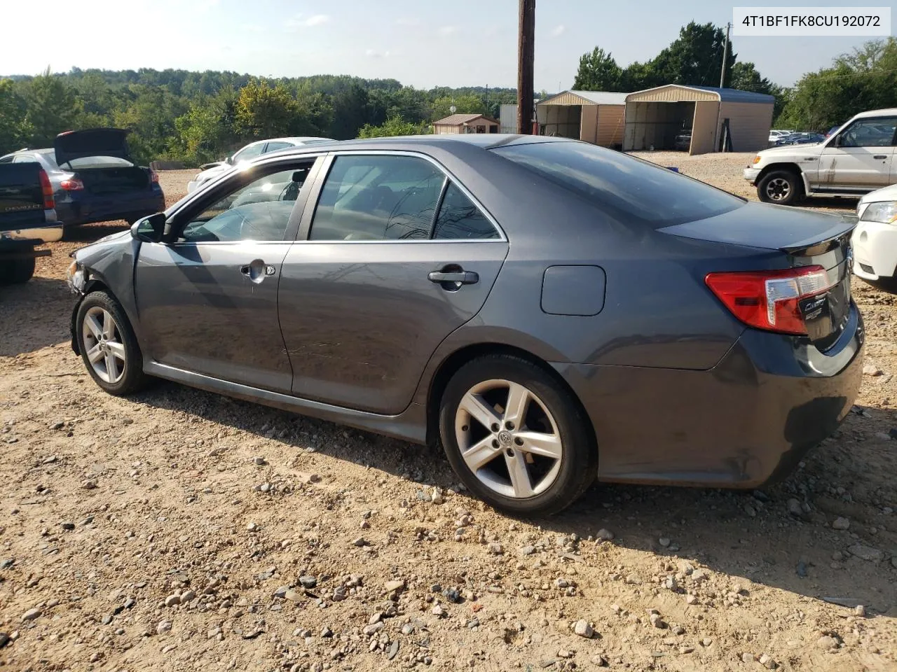 2012 Toyota Camry Base VIN: 4T1BF1FK8CU192072 Lot: 62062203