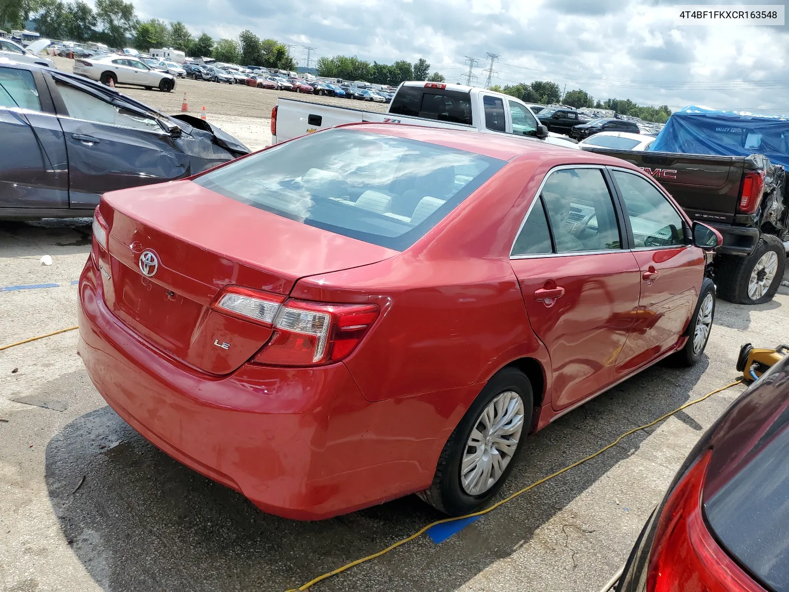 2012 Toyota Camry Base VIN: 4T4BF1FKXCR163548 Lot: 62143784