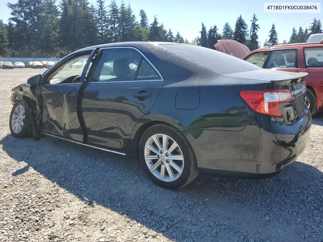 2012 Toyota Camry Hybrid VIN: 4T1BD1FK0CU038476 Lot: 62321824