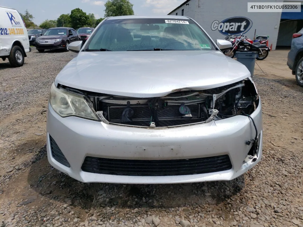 2012 Toyota Camry Hybrid VIN: 4T1BD1FK1CU052306 Lot: 62704214