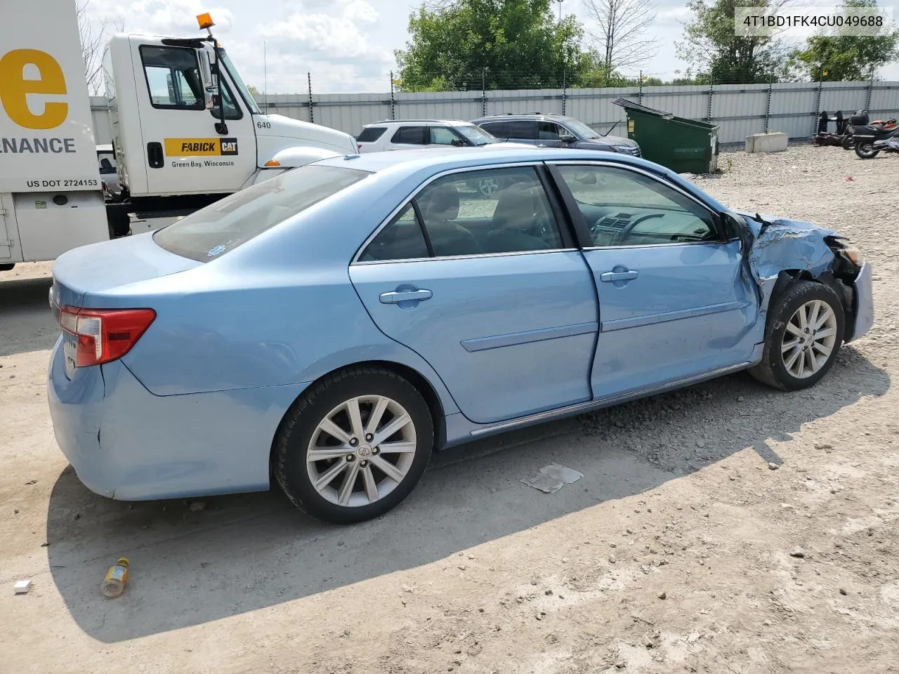 4T1BD1FK4CU049688 2012 Toyota Camry Hybrid