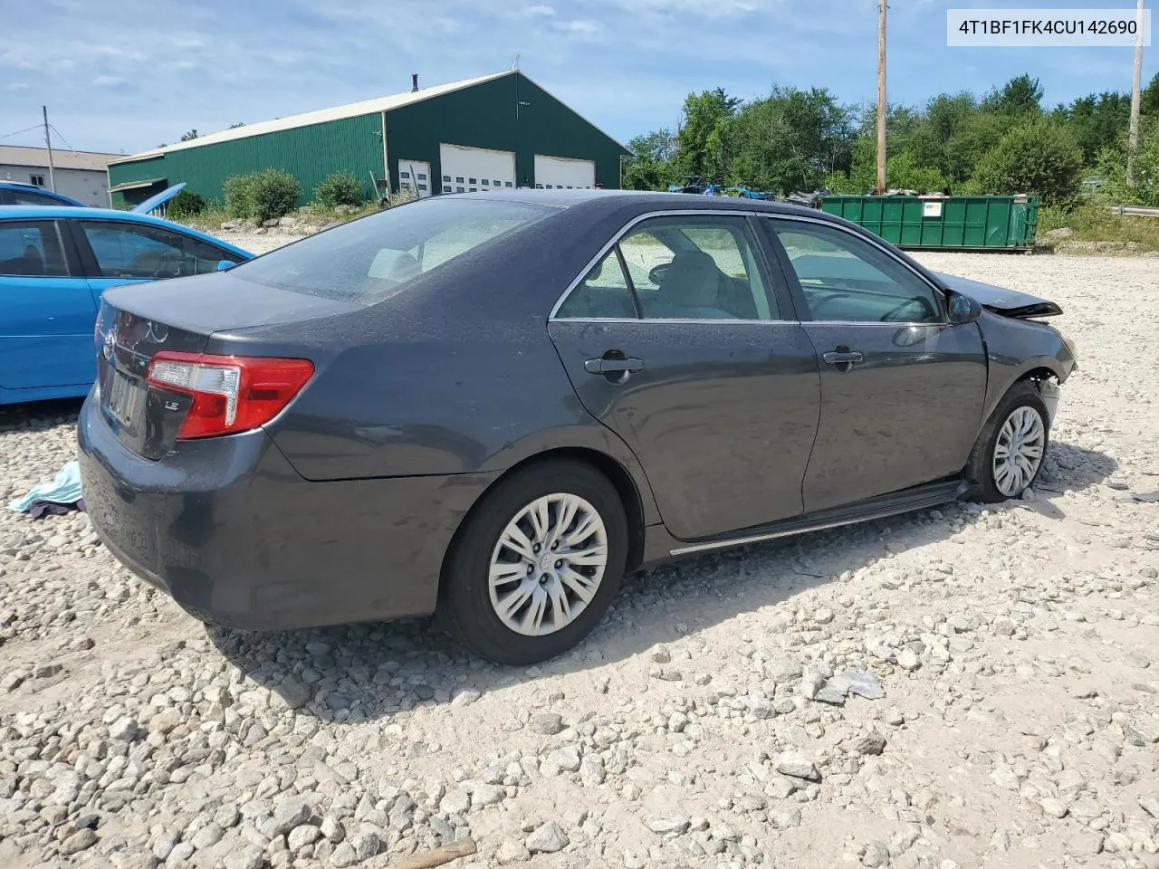 2012 Toyota Camry Base VIN: 4T1BF1FK4CU142690 Lot: 62924324