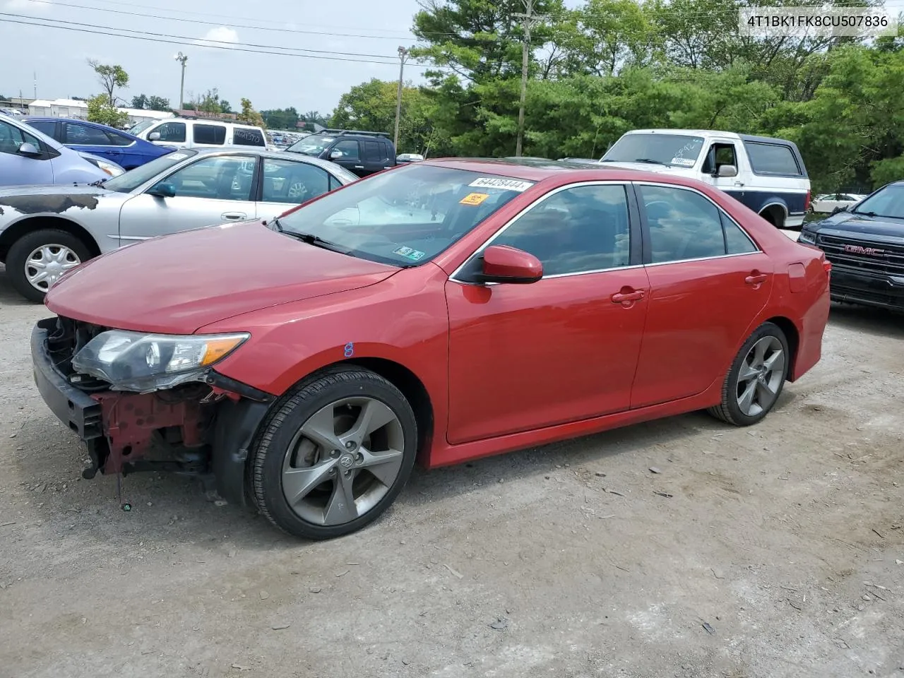 4T1BK1FK8CU507836 2012 Toyota Camry Se