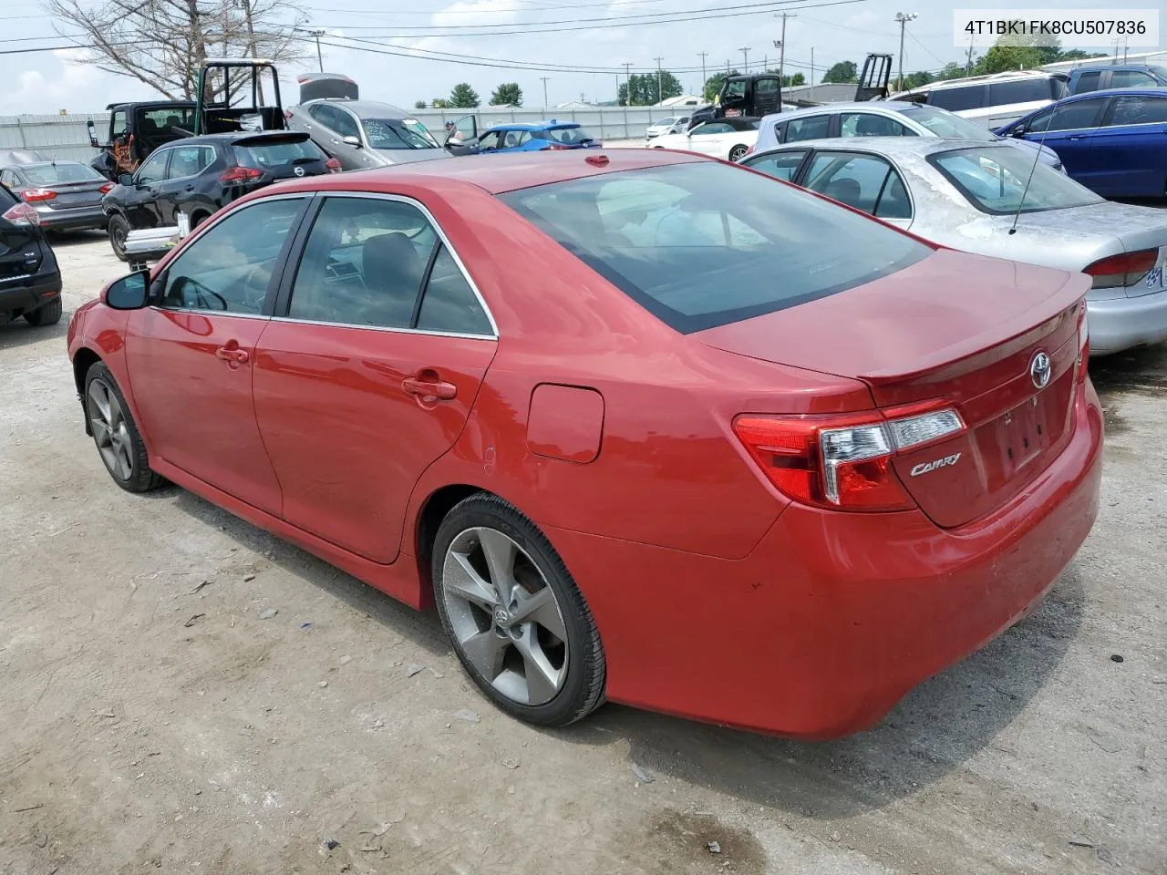 4T1BK1FK8CU507836 2012 Toyota Camry Se