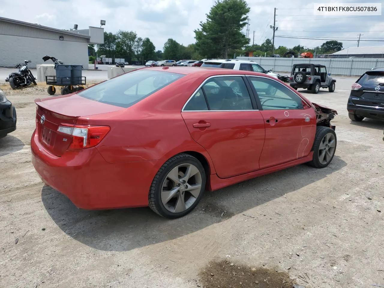 4T1BK1FK8CU507836 2012 Toyota Camry Se