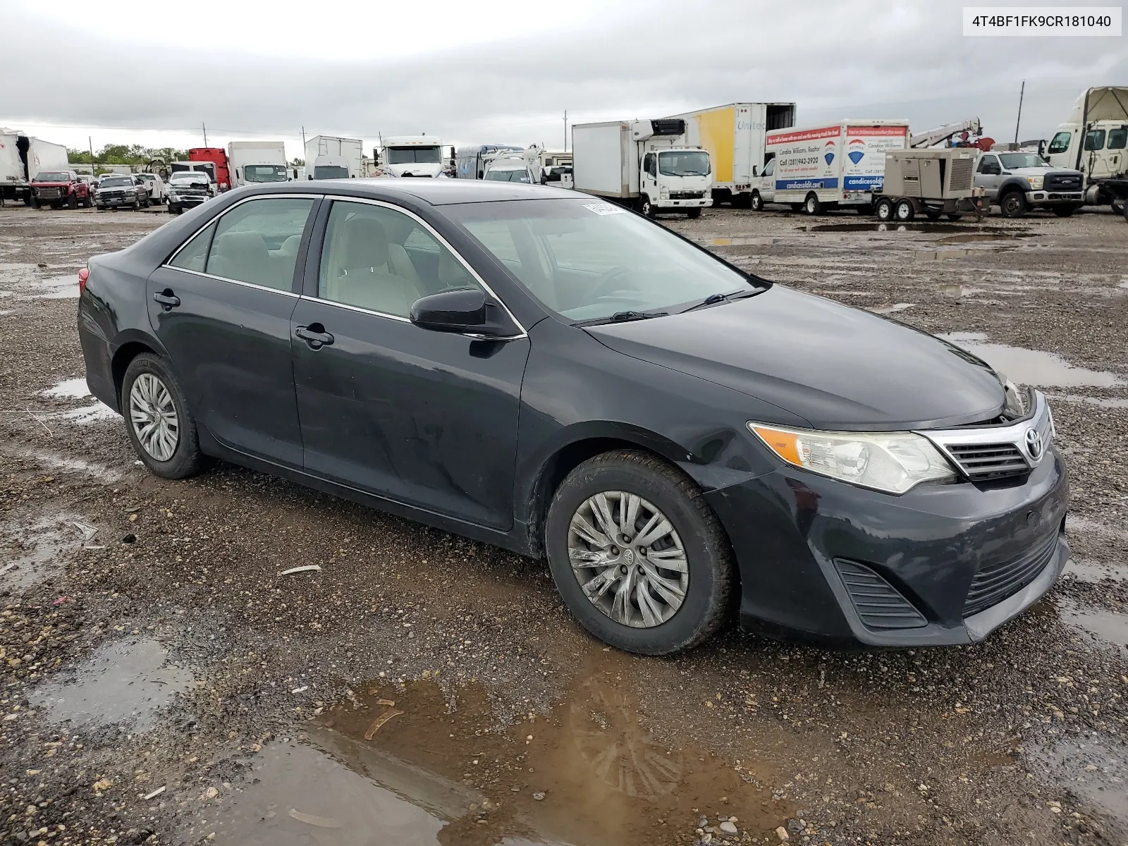 4T4BF1FK9CR181040 2012 Toyota Camry Base