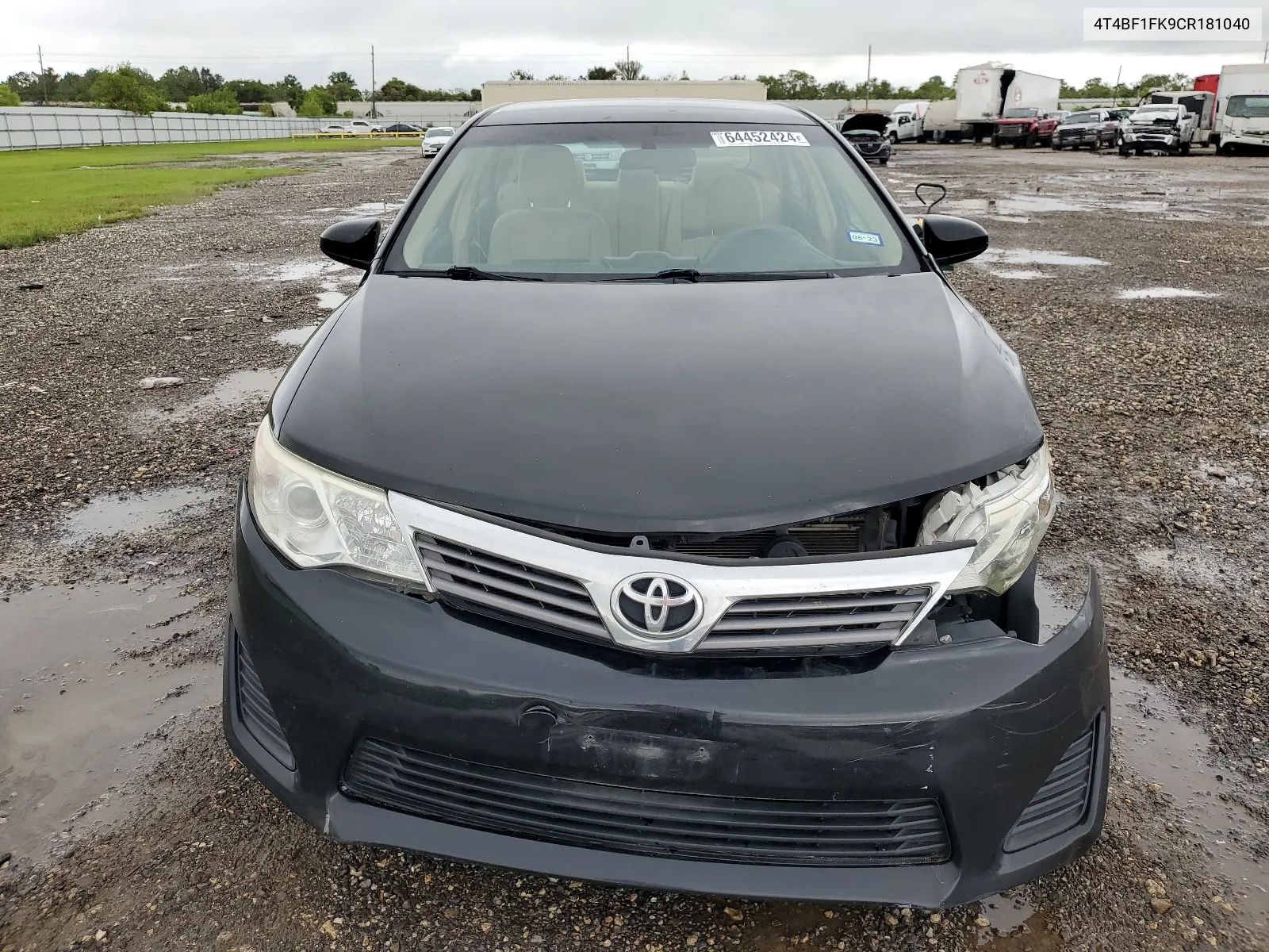 2012 Toyota Camry Base VIN: 4T4BF1FK9CR181040 Lot: 64452424