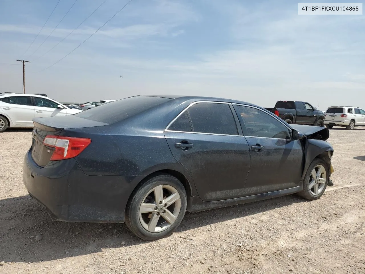 2012 Toyota Camry Base VIN: 4T1BF1FKXCU104865 Lot: 64670434