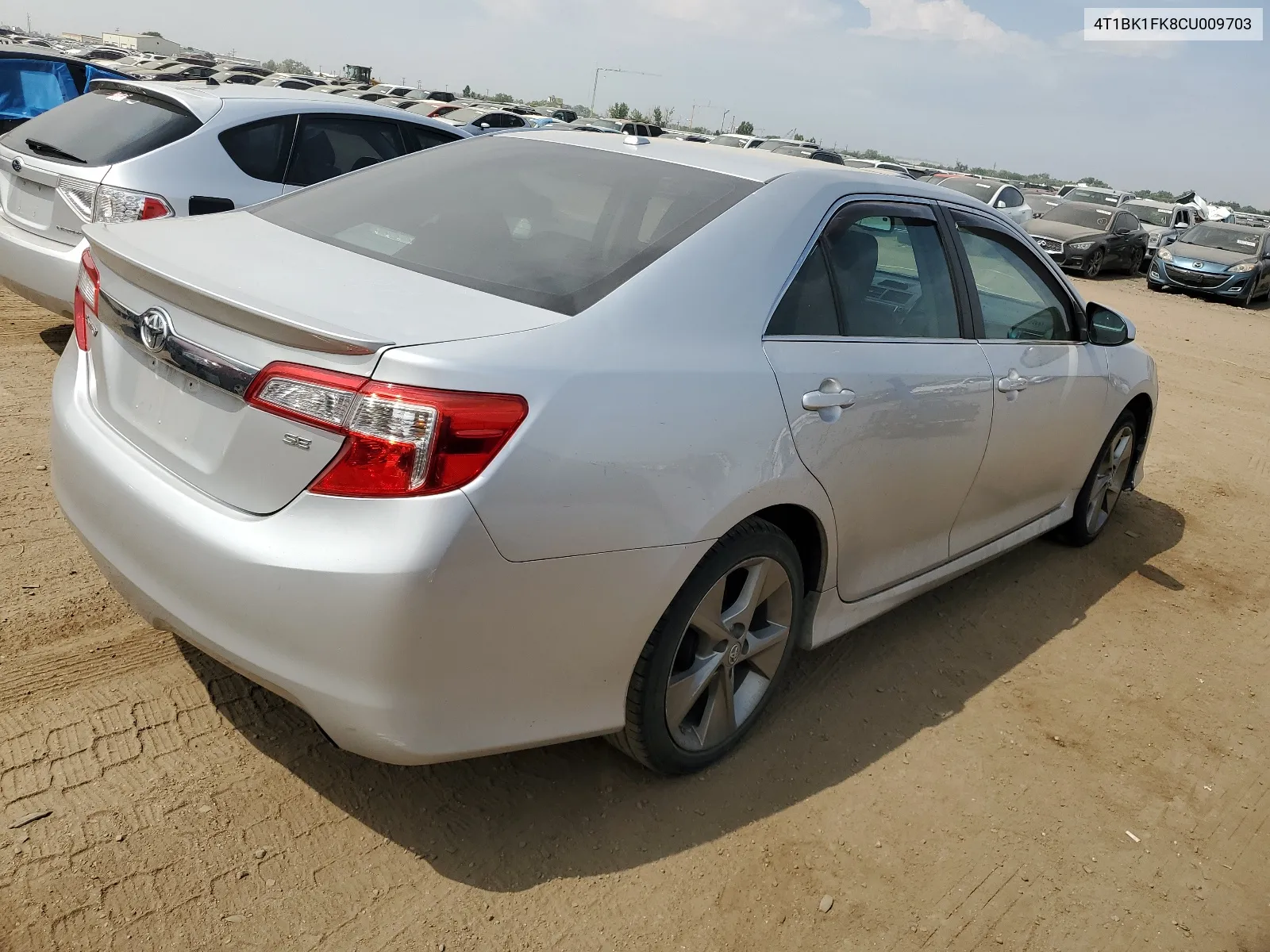 2012 Toyota Camry Se VIN: 4T1BK1FK8CU009703 Lot: 65049604