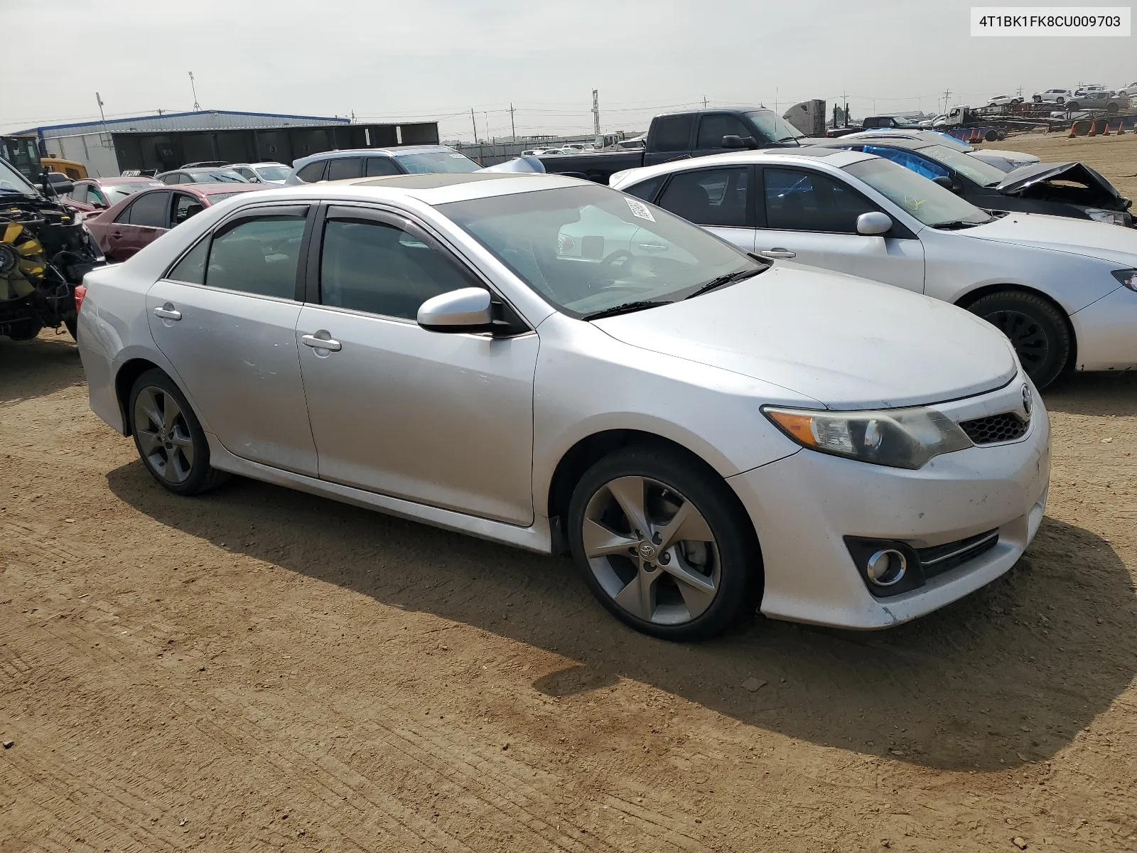 2012 Toyota Camry Se VIN: 4T1BK1FK8CU009703 Lot: 65049604