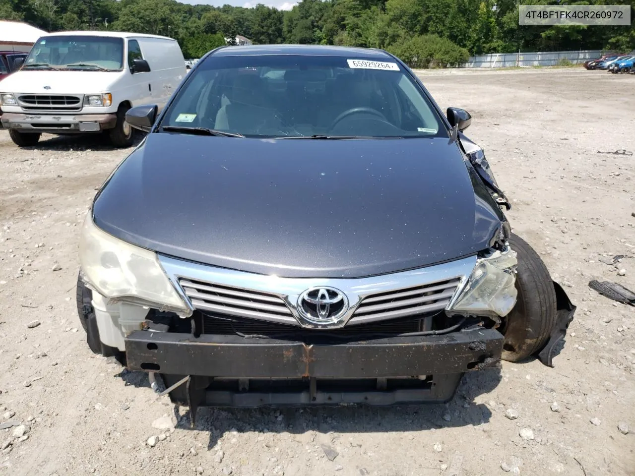 2012 Toyota Camry Base VIN: 4T4BF1FK4CR260972 Lot: 65929264