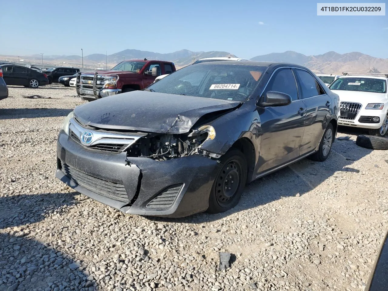 2012 Toyota Camry Hybrid VIN: 4T1BD1FK2CU032209 Lot: 66204714