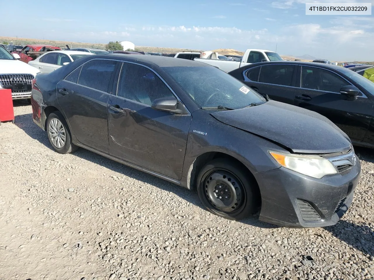 2012 Toyota Camry Hybrid VIN: 4T1BD1FK2CU032209 Lot: 66204714