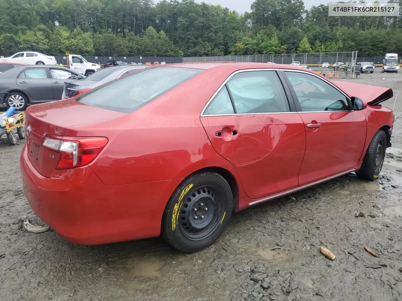 2012 Toyota Camry Base VIN: 4T4BF1FK6CR215127 Lot: 66280884