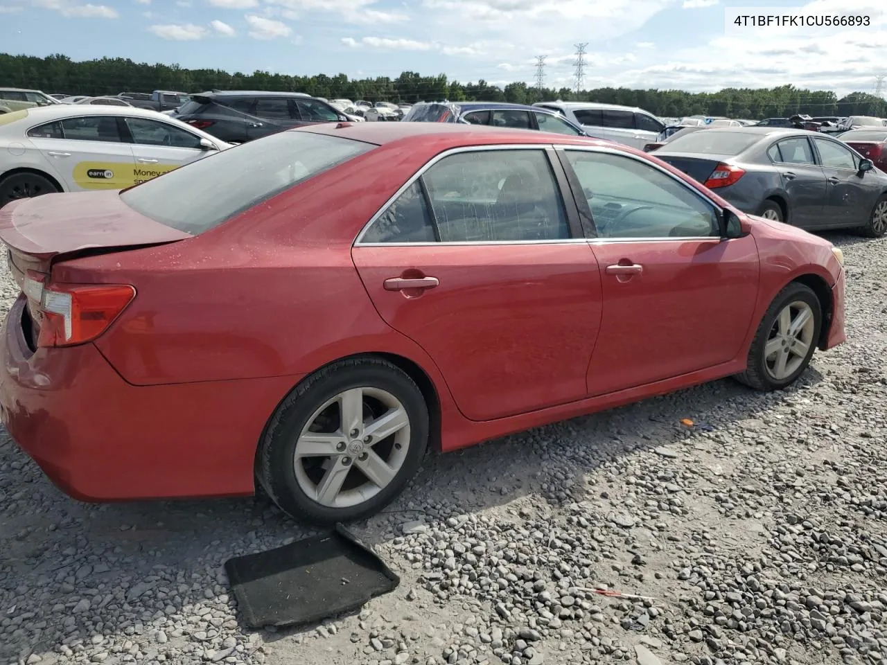 2012 Toyota Camry Base VIN: 4T1BF1FK1CU566893 Lot: 66325144