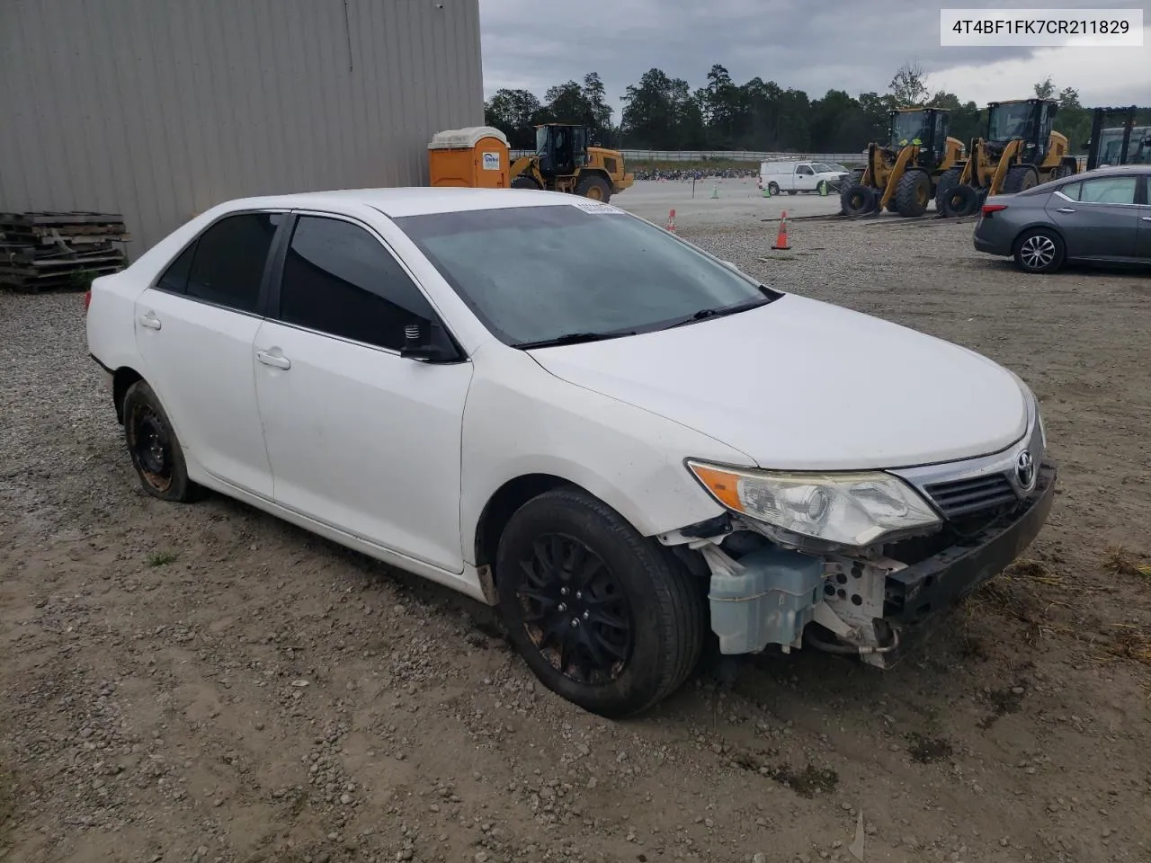 2012 Toyota Camry Base VIN: 4T4BF1FK7CR211829 Lot: 66330064