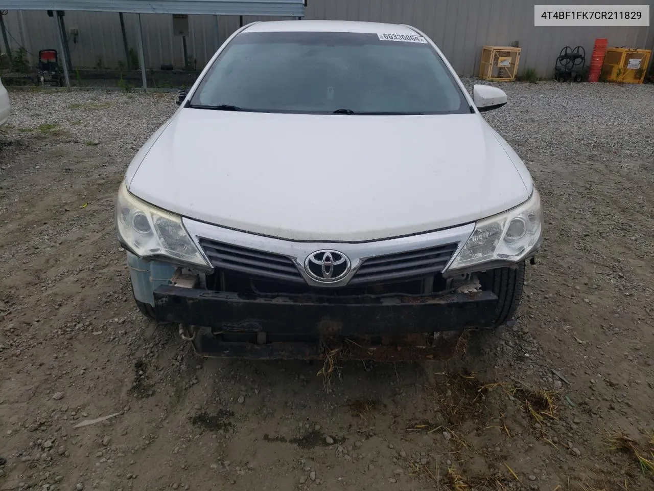 2012 Toyota Camry Base VIN: 4T4BF1FK7CR211829 Lot: 66330064