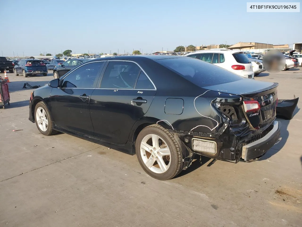 2012 Toyota Camry Base VIN: 4T1BF1FK9CU196745 Lot: 66412754