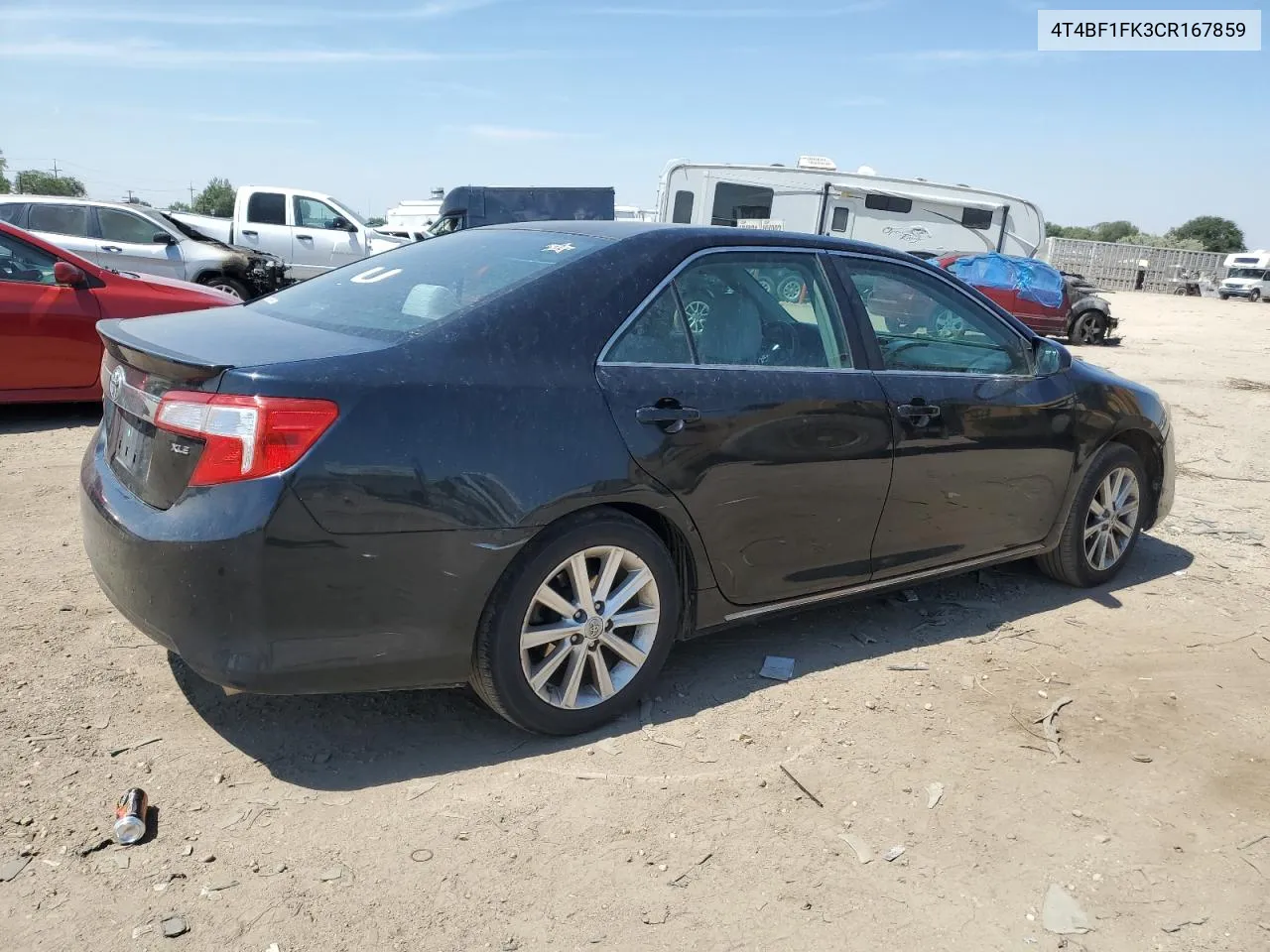 2012 Toyota Camry Base VIN: 4T4BF1FK3CR167859 Lot: 66554234