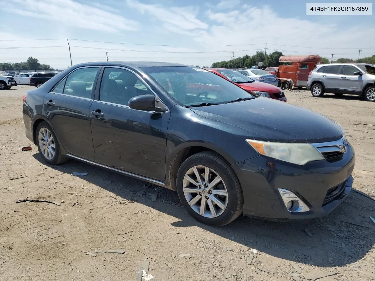 4T4BF1FK3CR167859 2012 Toyota Camry Base