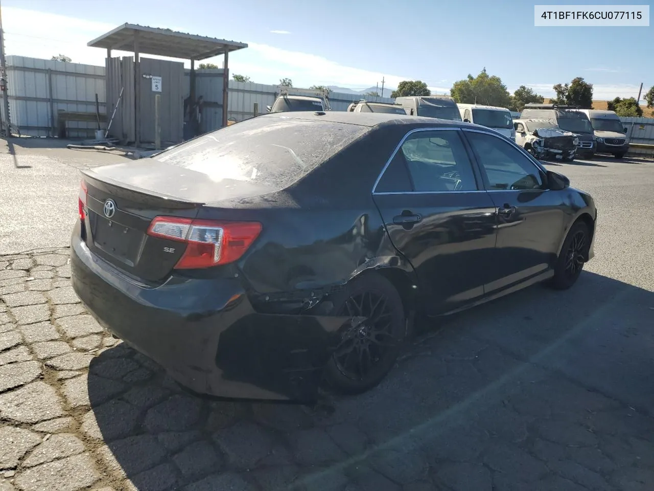 2012 Toyota Camry Base VIN: 4T1BF1FK6CU077115 Lot: 66775134