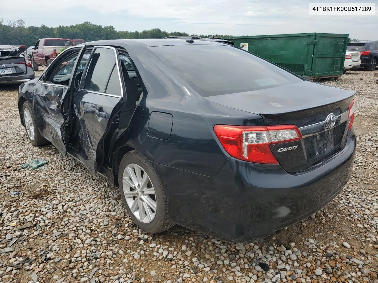 4T1BK1FK0CU517289 2012 Toyota Camry Se